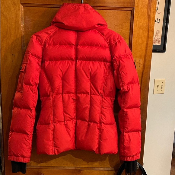 SAM Red Quilted Puffer Jacket - Picture 3 of 6